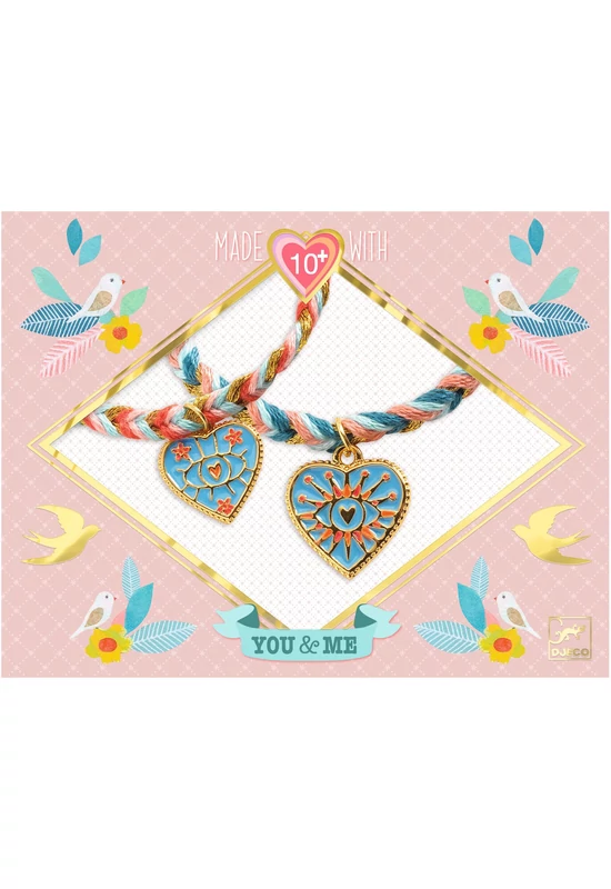 Ékszerkészítő készlet - Páros baráti szívek - Friendships and Hearts