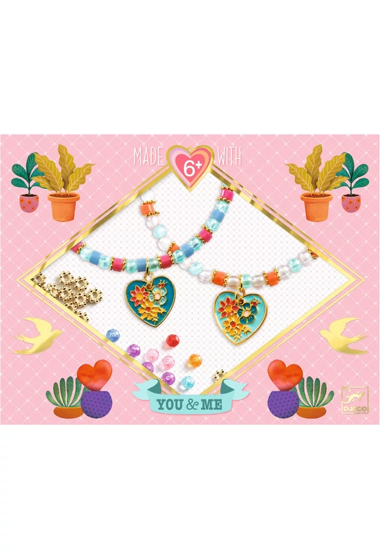 Ékszerkészítő készlet - Páros szívek - Heart Threading
