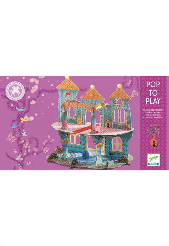 Építőjáték, Pop to play - Csodálatos kastély 3D - Castle of wonders 3D