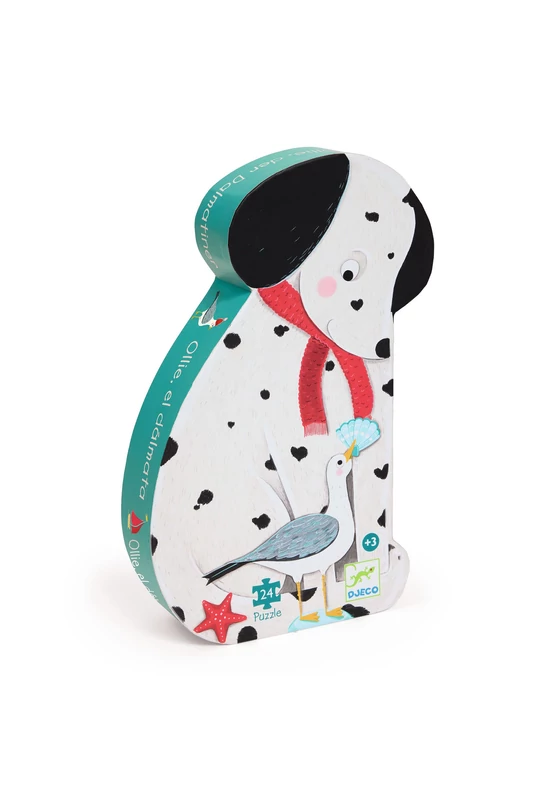 Formadobozos puzzle - Oli a dalmata kutyus, 24 db-os - Ollie, the Dalmatian