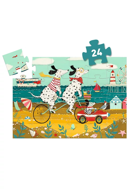 Formadobozos puzzle - Oli a dalmata kutyus, 24 db-os - Ollie, the Dalmatian