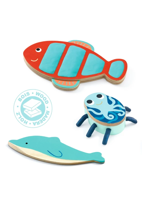 Gyurmaformázó készlet - Tengeri teremtményeim - Myseacreatures