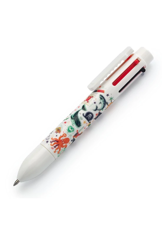 Hatszínű golyóstoll - Steve rainbow pen, 6 colors
