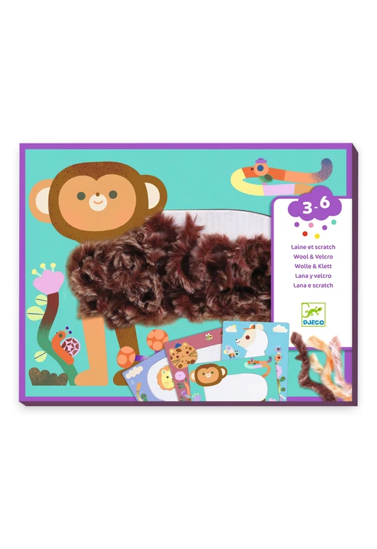 Kollázs műhely - Bolyhos barátok gyapjúval és tépőzárral - Wool and Velcro - Fluffy friends!