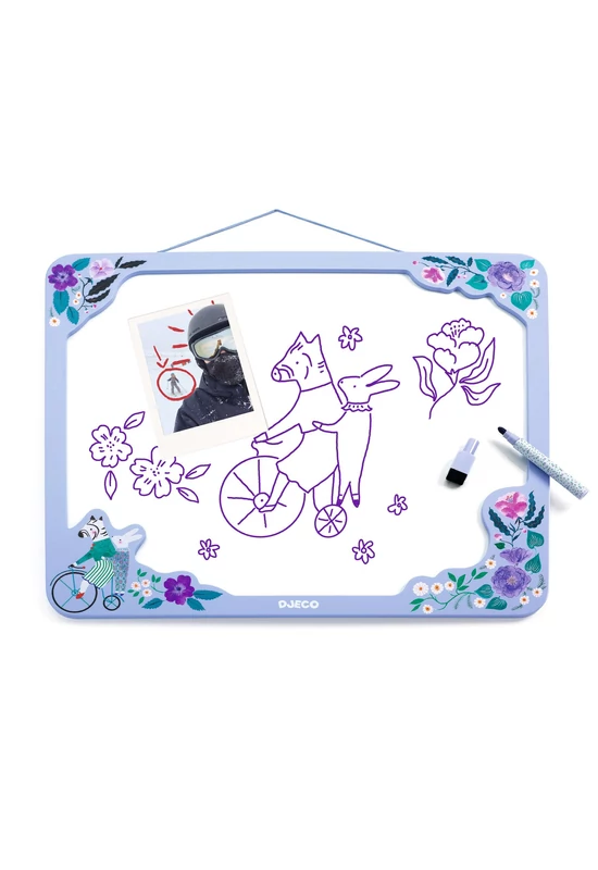 Mágnestábla - Zebra illusztációval - Zebra board