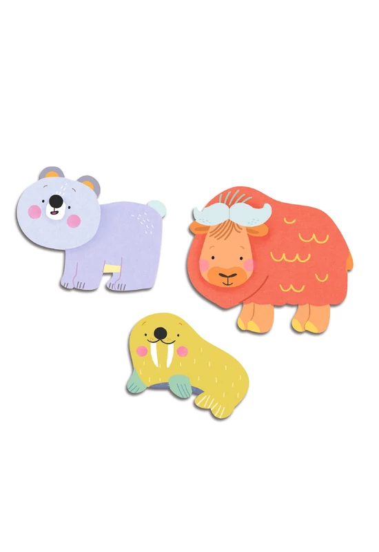 Matricák - Sarkköri állatok - Ice field animals