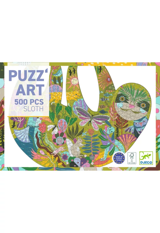 Művész puzzle - Lajhár, 500 db-os - The sloth