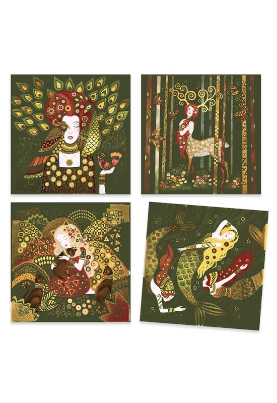Művészeti műhely - Az arany istennői - Inspired by Gustave Klimt - Golden Goddesses