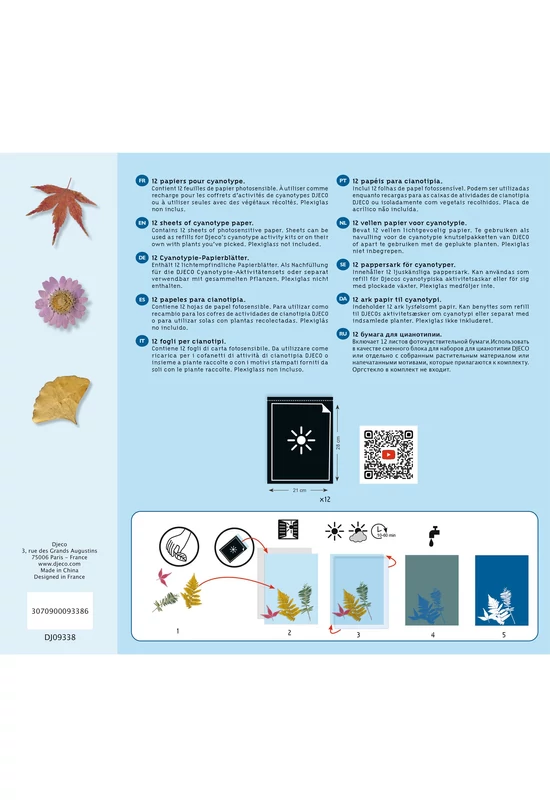 Művészeti műhely - Papírok a Cianotípia technikához - Cyanotype Paper