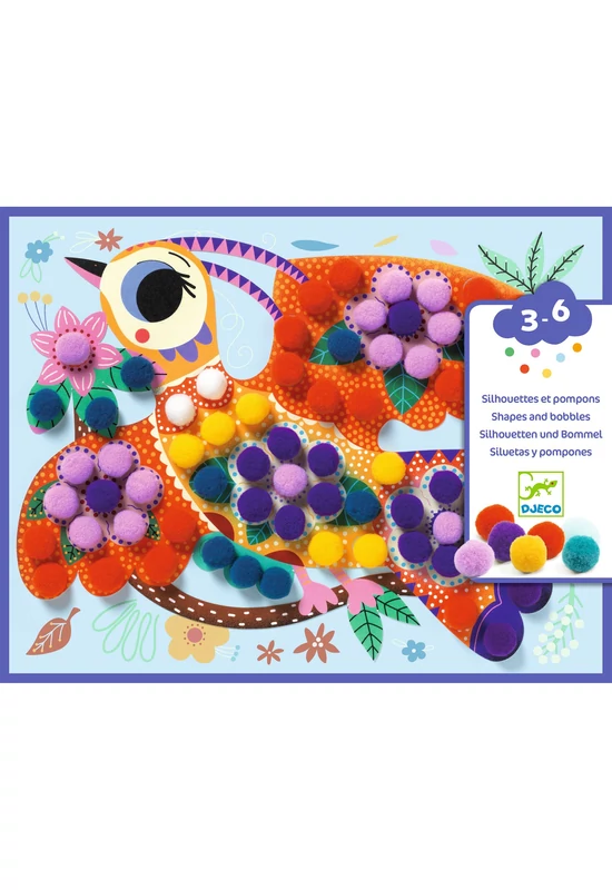 Pompom-kép készítő - Puha mintázatok - Assortments
