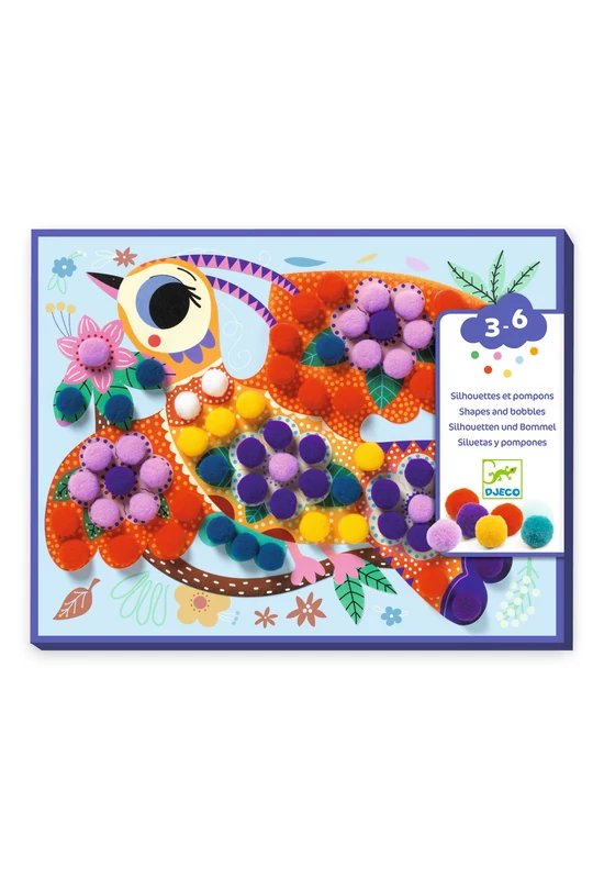 Pompom-kép készítő - Puha mintázatok - Assortments