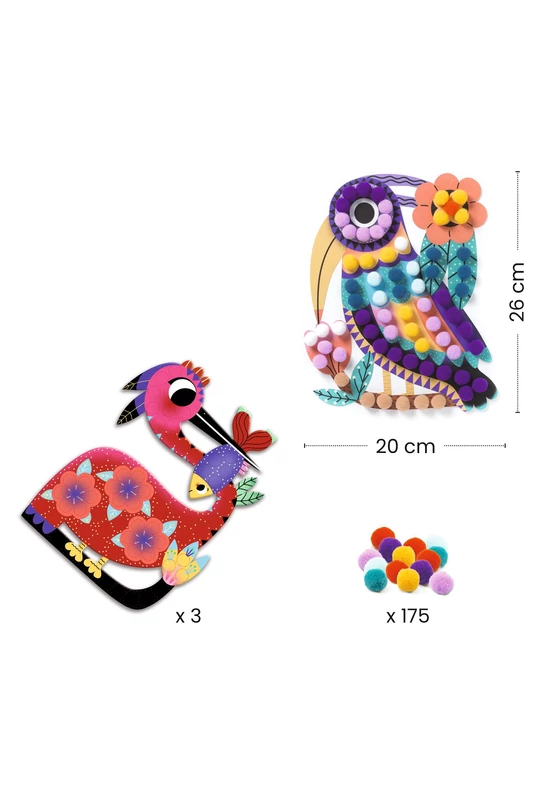 Pompom-kép készítő - Puha mintázatok - Assortments