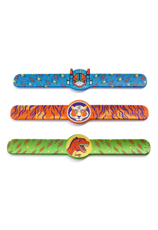 Rácsapós karkötő - Dínó, Tigris, Szuperhős - Winding bracelets dino, tiger, superhero