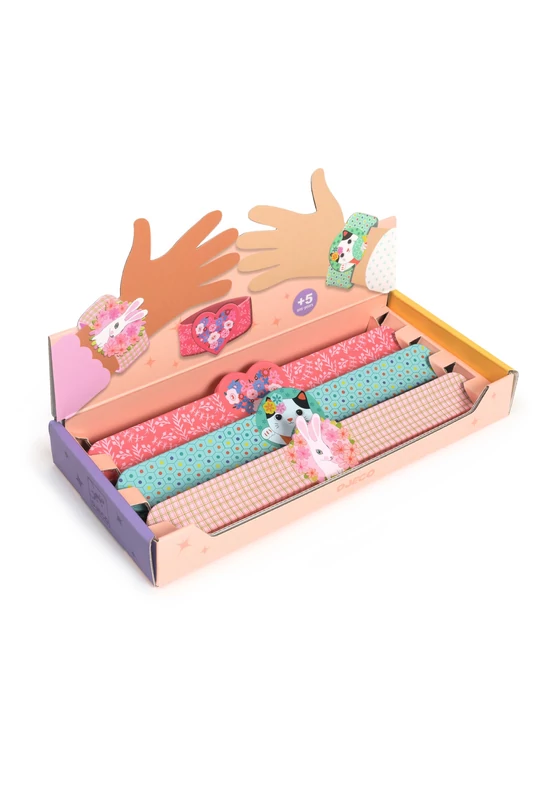 Rácsapós karkötő - Szív, Macsek, Nyúl - Slap bracelets heart,rabbit,cat