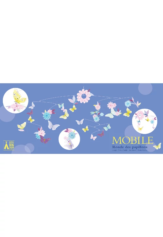 Szélmobil függődísz - Pillangó forgatag - Butterfly twirl