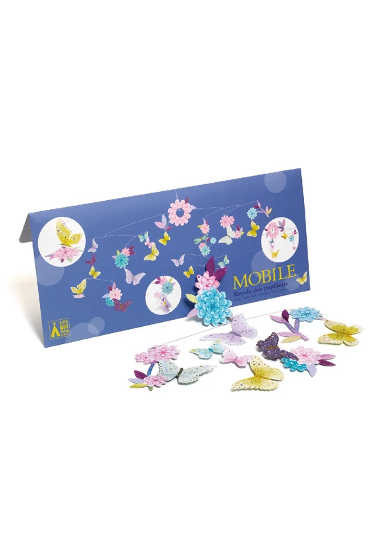 Szélmobil függődísz - Pillangó forgatag - Butterfly twirl