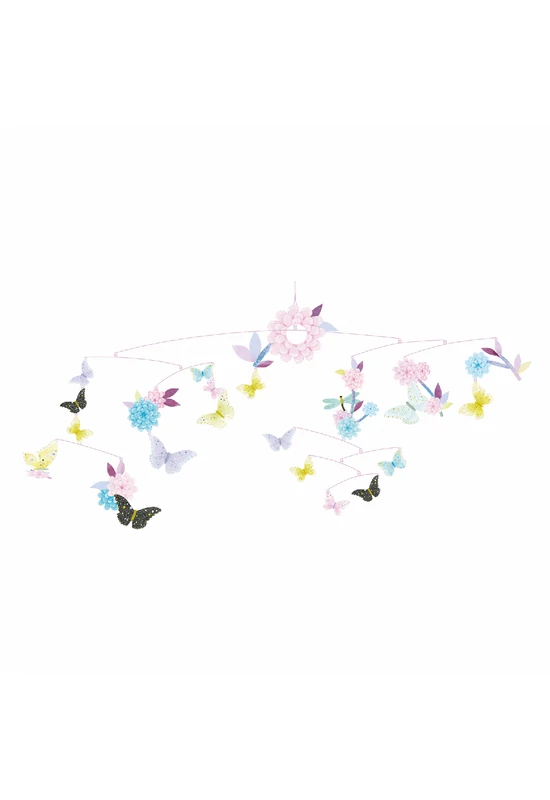 Szélmobil függődísz - Pillangó forgatag - Butterfly twirl