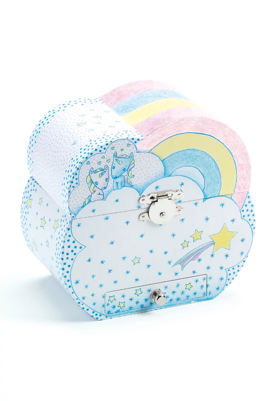 Zenélő ékszerdoboz - Unikornis álom - Unicorn's dream