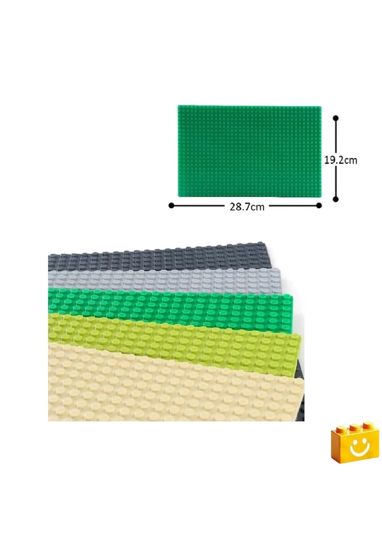 WANGE® 8809 | építőjáték alaplap - 100% kompatibilis minden más kedvelt márkával | 24x36 bütyök - Több színben - sötétszürke