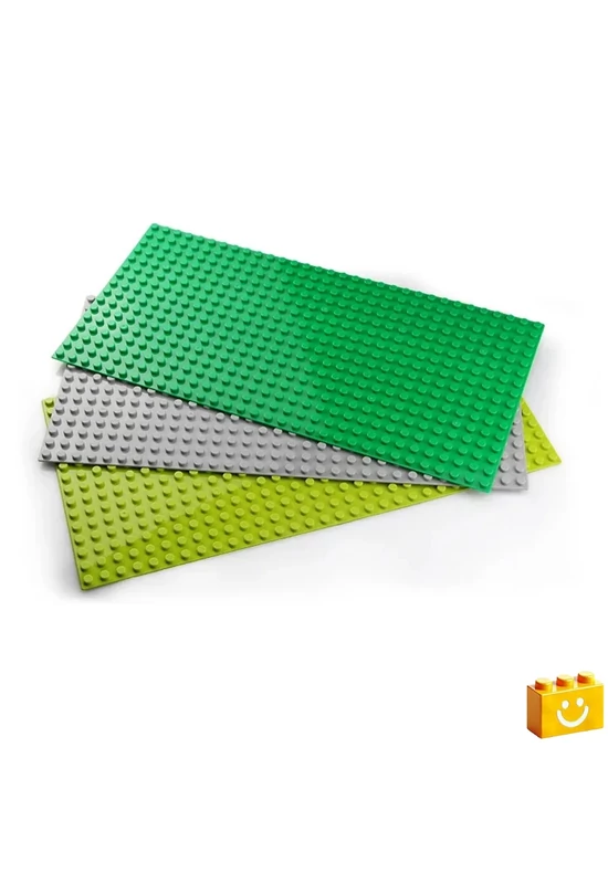 WANGE® 902 | építőjáték alaplap nagy méretű kockákhoz - 100% kompatibilis minden más kedvelt márka nagy méretű kockáival | 32x16 bütyök - Több színben - limezöld
