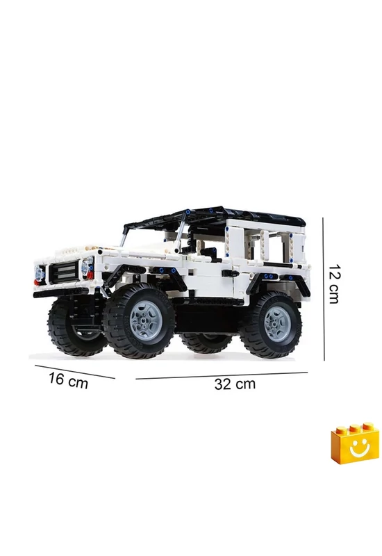 CaDA® C51004W - Távirányítós Off-road terepjáró - 100% technic-kompatibilis építőjáték