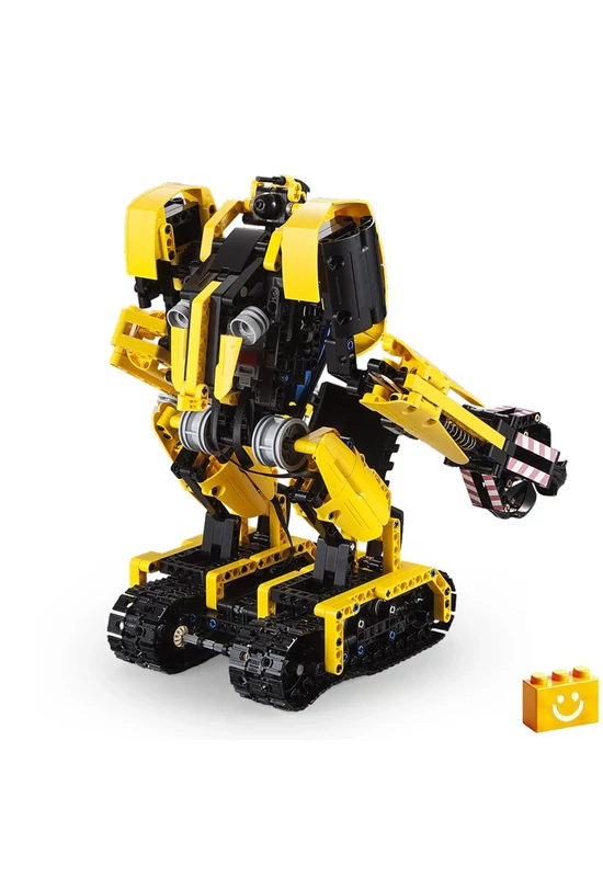 CaDA® C51026W - 2 az 1-ben robot & excavator - 100% technic-kompatibilis építőjáték