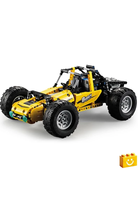 CaDA® C51043W - Sárga buggy - 100% technic-kompatibilis építőjáték