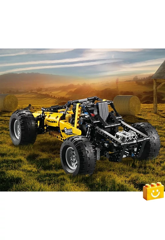 CaDA® C51043W - Sárga buggy - 100% technic-kompatibilis építőjáték