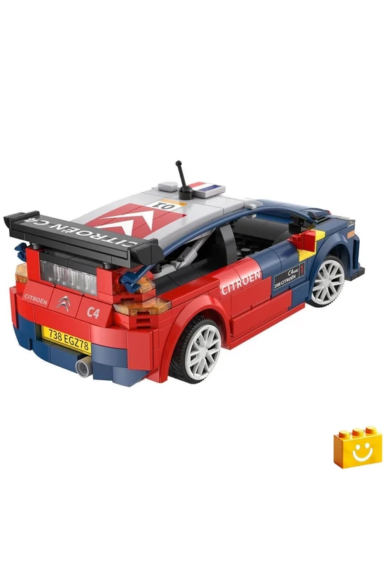 CaDA® C51078W - Távirányítós Citroen C4 WRC 2008 építőjáték - 100% kompatibilis minden más kedvelt márkával