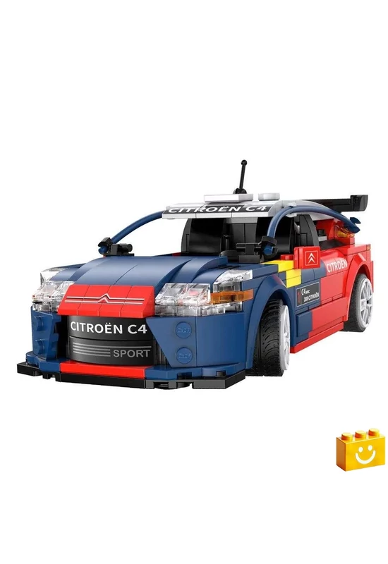 CaDA® C51078W - Távirányítós Citroen C4 WRC 2008 építőjáték - 100% kompatibilis minden más kedvelt márkával