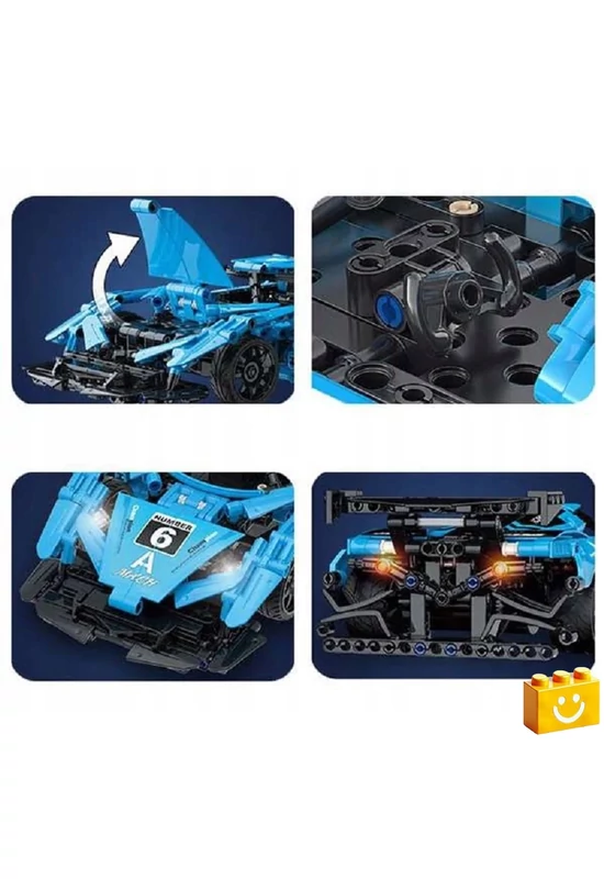 CaDA® C51301W - Távirányítós Helios sportautó - 100% technic-kompatibilis építőjáték
