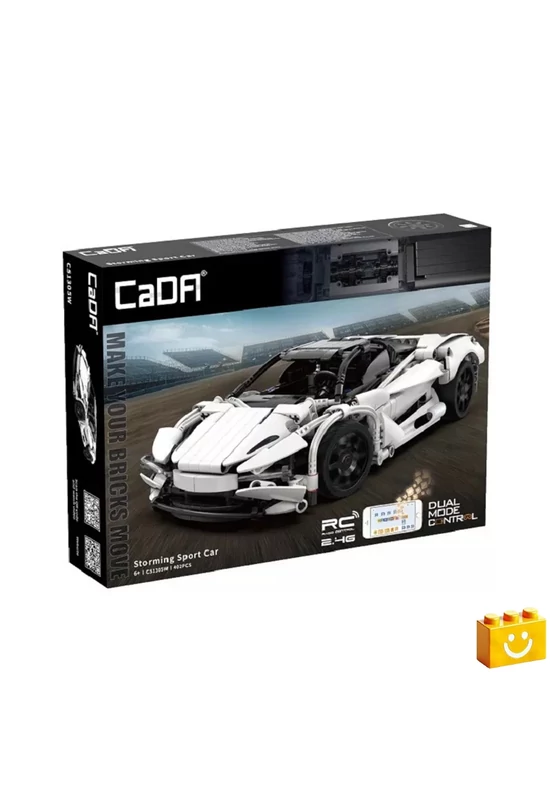 CaDA® C51305W - Távirányítós Storm sportautó - 100% technic-kompatibilis építőjáték