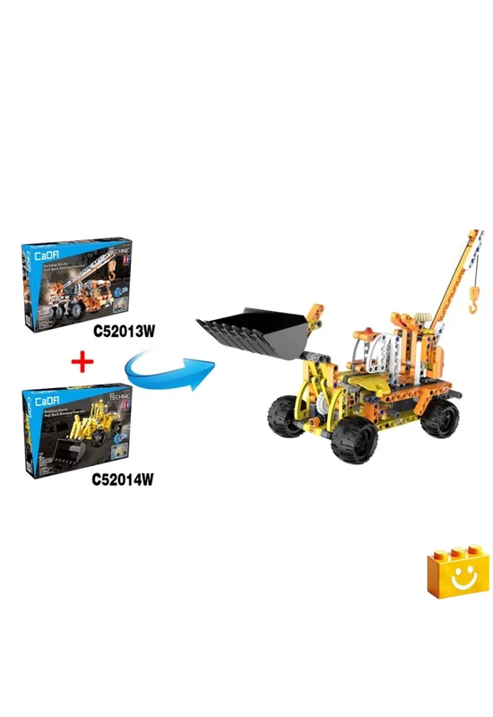 CaDA® C52014W - Homlokrakodó - 100% technic-kompatibilis építőjáték