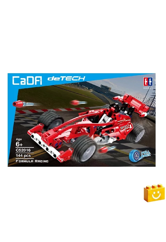 CaDA® C52016W - Formula versenyautó - 100% technic-kompatibilis építőjáték