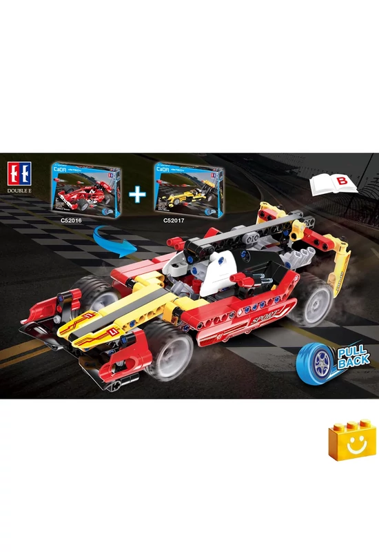 CaDA® C52016W - Formula versenyautó - 100% technic-kompatibilis építőjáték
