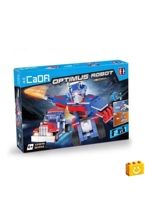 CaDA® C52019W - Transformers - Optimus 2 az 1-ben építőjáték - 100% kompatibilis minden más kedvelt márkával