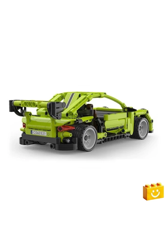 CaDA® C52024W - Legend zöld sportkocsi - 100% technic-kompatibilis építőjáték