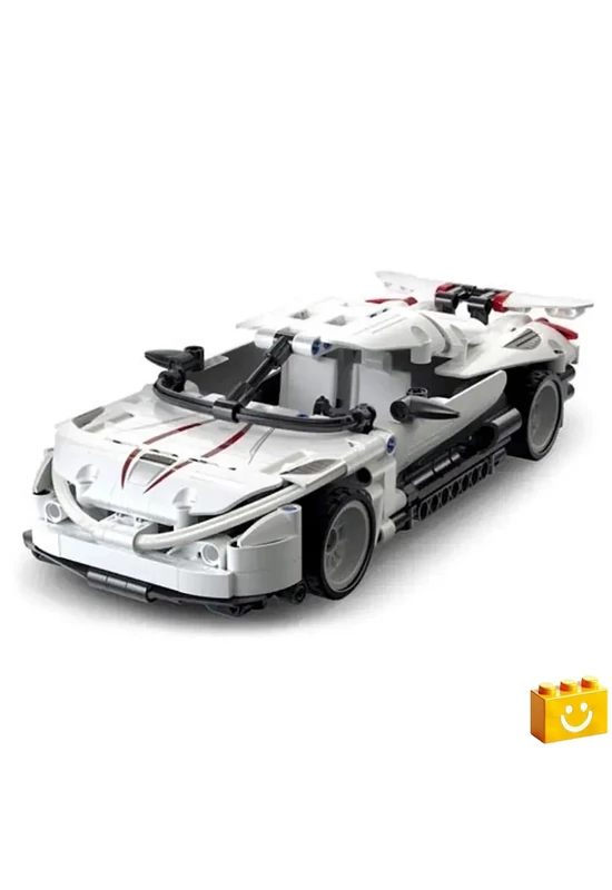 CaDA® C52026W - Apocalypse fehér sportkocsi - 100% technic-kompatibilis építőjáték