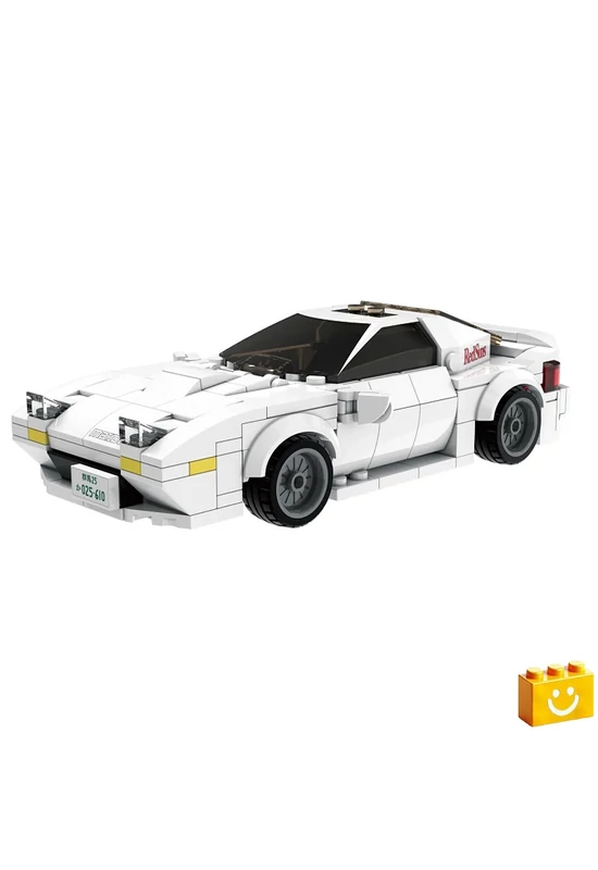 CaDA® C55012W - Initial-D Mazda FC3S RX-7 Versenyautó építőjáték - 100% kompatibilis minden más kedvelt márkával