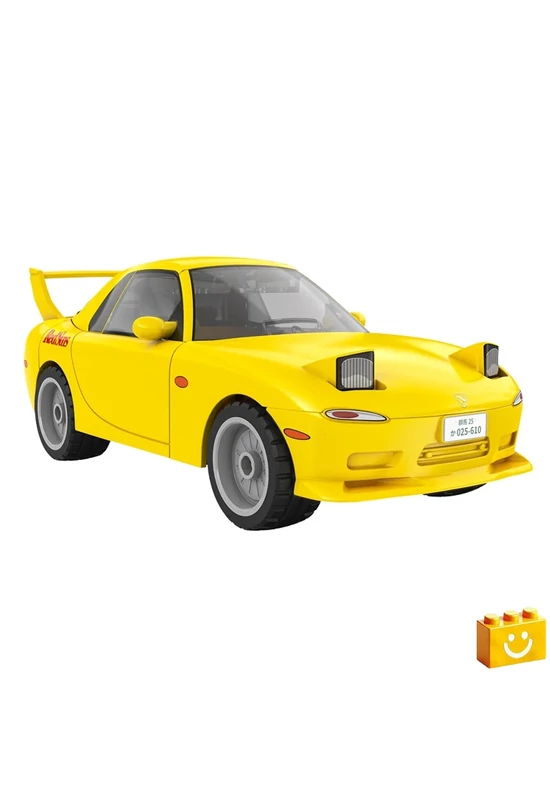 CaDA® C55017W - Initial-D Mazda RX7-FD3S sportautó építőjáték - 100% kompatibilis minden más kedvelt márkával