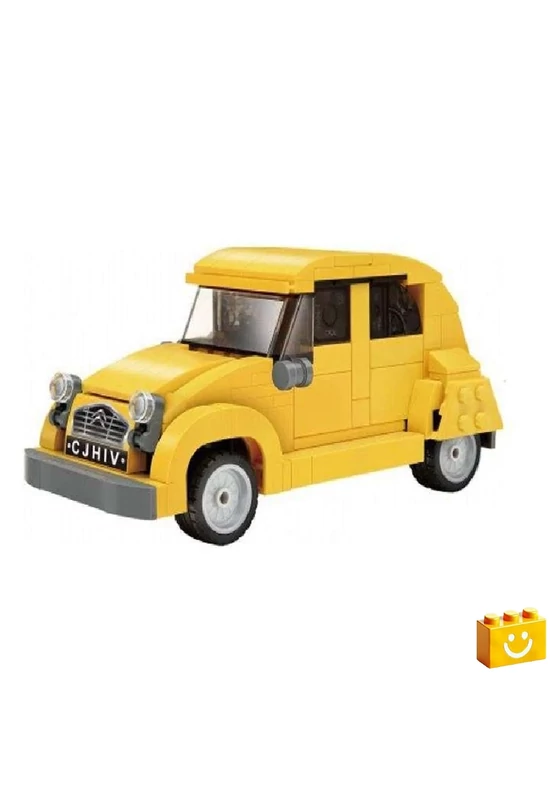 CaDA® C55021W - Citroen 2CV - kacsa építőjáték - 100% kompatibilis minden más kedvelt márkával