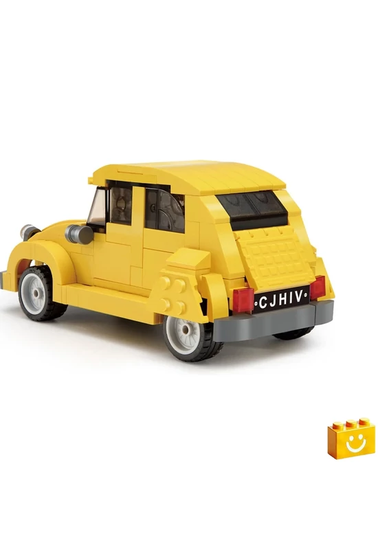 CaDA® C55021W - Citroen 2CV - kacsa építőjáték - 100% kompatibilis minden más kedvelt márkával