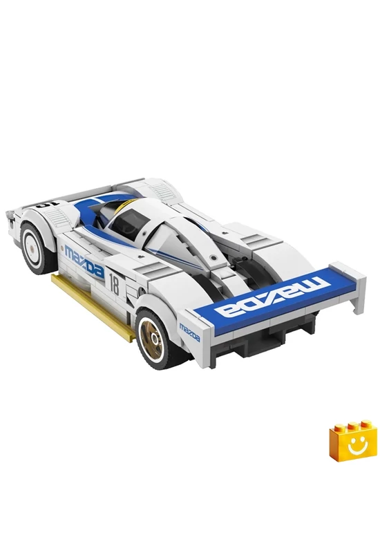 CaDA® C55029W - Mazda 787B versenyautó építőjáték - 100% kompatibilis minden más kedvelt márkával