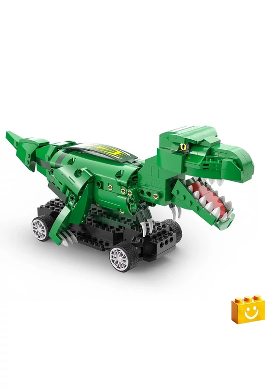 CaDA® C59002W - Dinoszaurusz világ - Távirányítós Triceratopsz - 100% technic-kompatibilis építőjáték