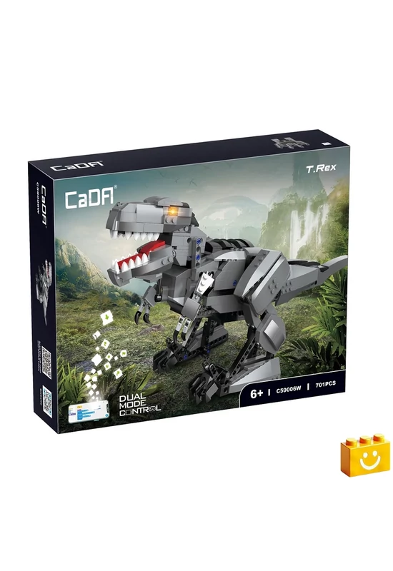 CaDA® C59006W - Távirányítós Sétáló T-Rex - 100% technic-kompatibilis építőjáték