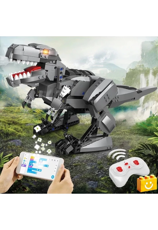 CaDA® C59006W - Távirányítós Sétáló T-Rex - 100% technic-kompatibilis építőjáték