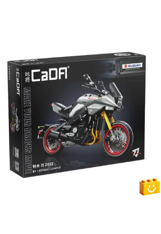 CaDA® C59021W - Suzuki Katana motorkerékpár - 100% technic-kompatibilis építőjáték
