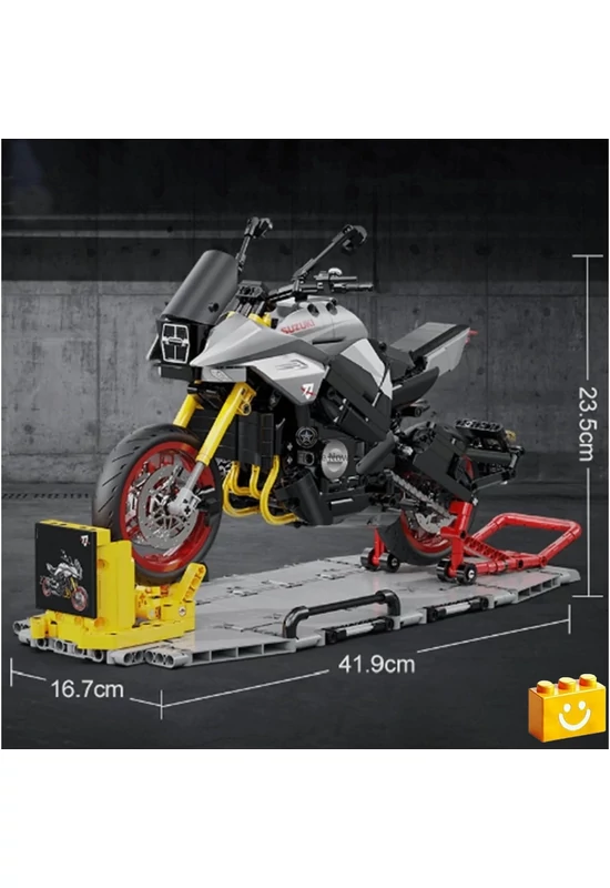 CaDA® C59021W - Suzuki Katana motorkerékpár - 100% technic-kompatibilis építőjáték