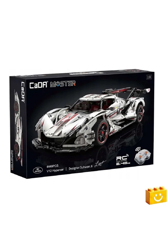 CaDA® C61053W - Távirányítós Helios Supercar - 100% technic-kompatibilis építőjáték