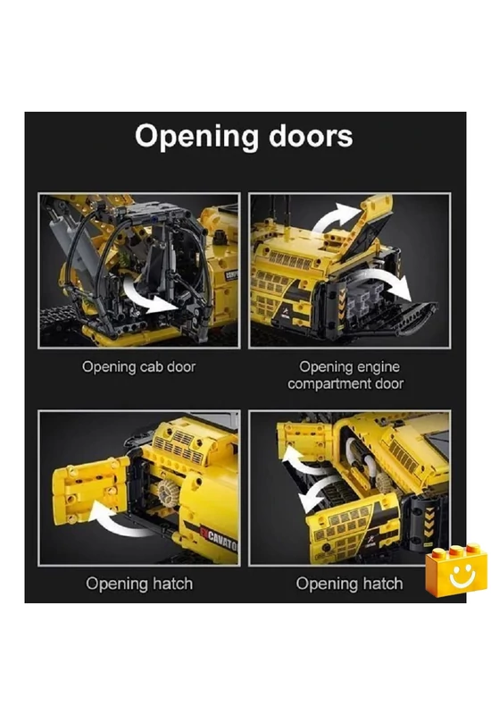 CaDA® C61081W - Autódaru - 100% technic-kompatibilis építőjáték